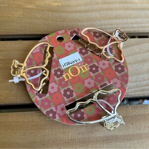 Noir Hair Claw Clips Womens Hair Accessories New Butterfly Metal